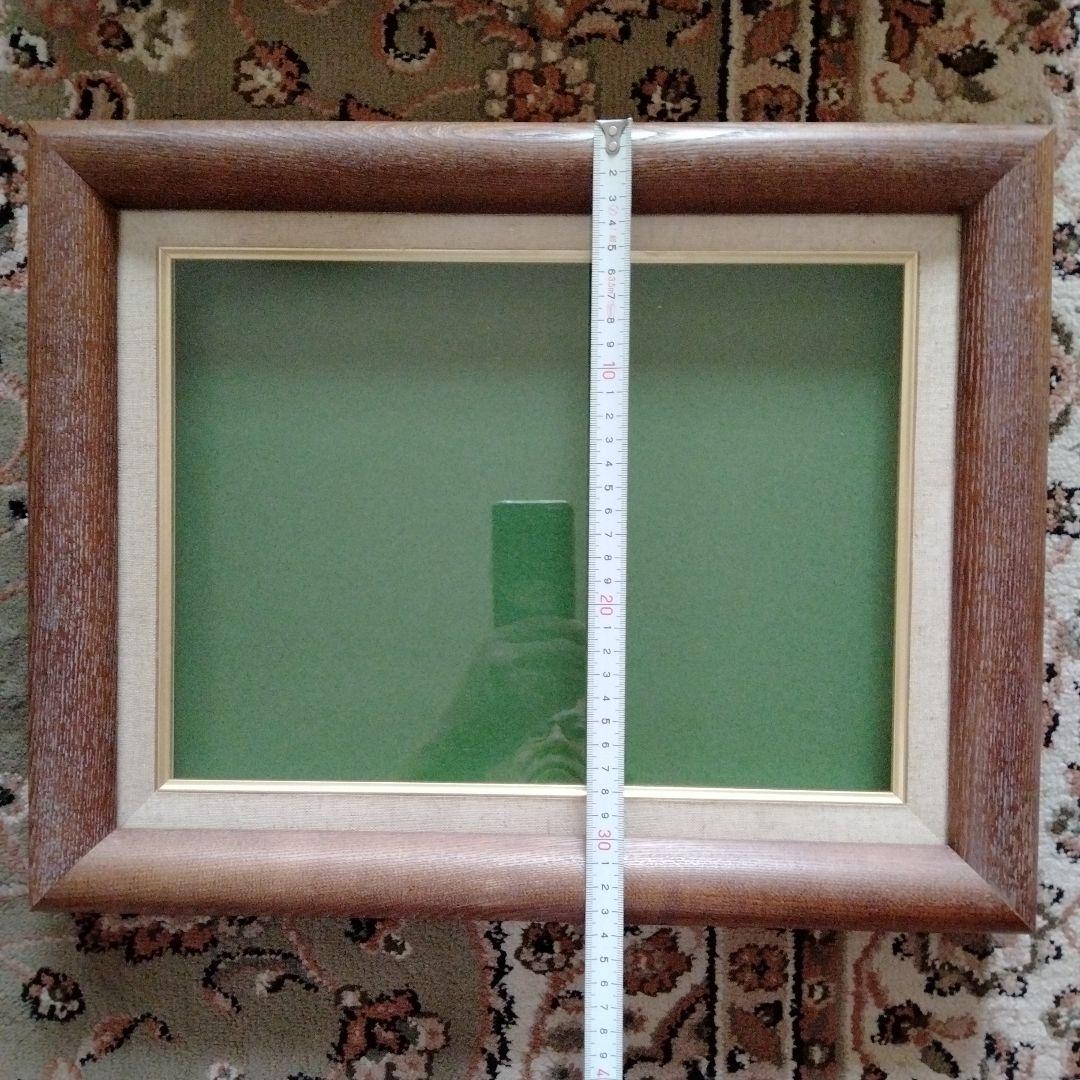 天然櫸木最高級油絵、日本画額縁　F4号額縁新品未使用定価¥29800