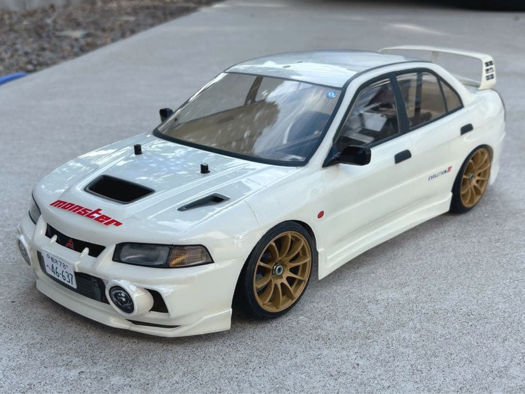 タミヤ RC 三菱 ランエボ4 頭文字D 岩城清次 イニD ランサー エンペラー