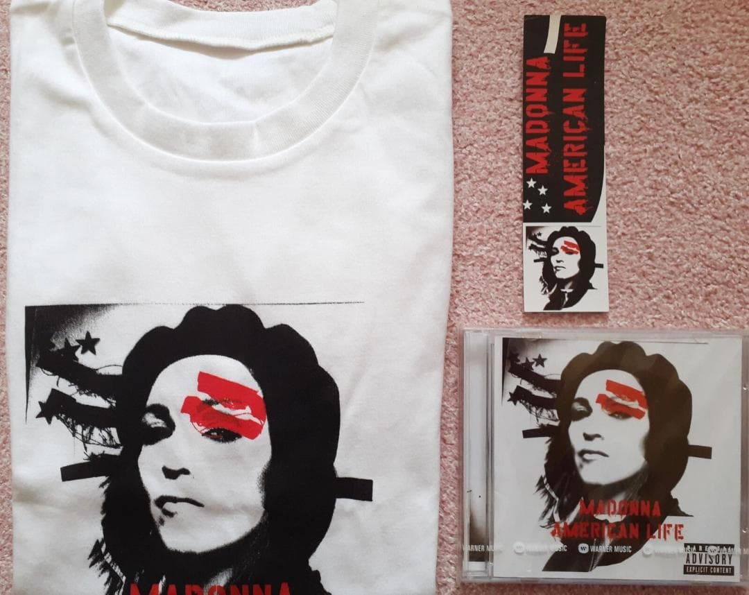マドンナ　American Life　限定セット (Tシャツ・CD・しおり)