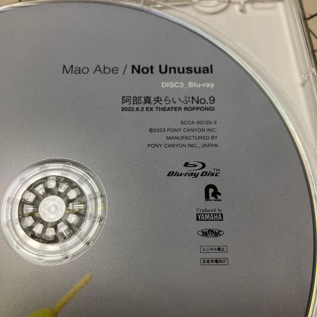 阿部真央 Not Unusual PCSC限定予約生産盤 2CD+Blu-ray