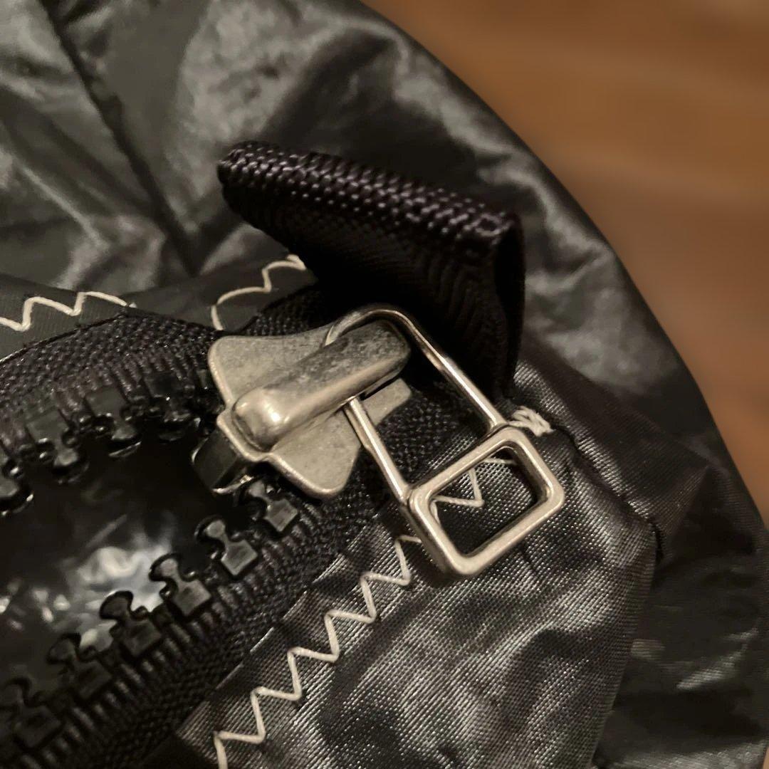 JIBダッフルバッグ　ラージサイズ　ブラック　白ハンドル　革ハンドル　レア　希少