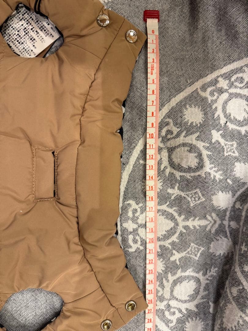 HUGO BOSS 犬用リバーシブルダウンジャケット XS キャメル 本物