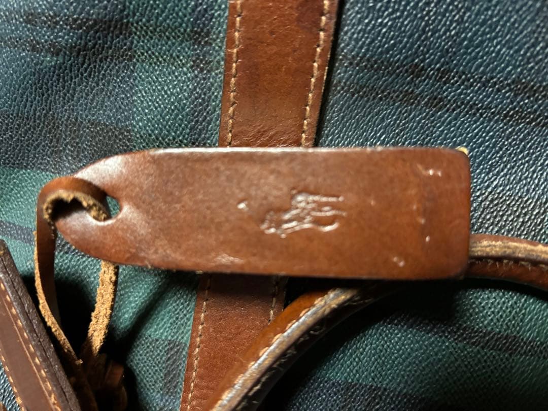 ラルフローレン　チェック柄ボストンバッグ