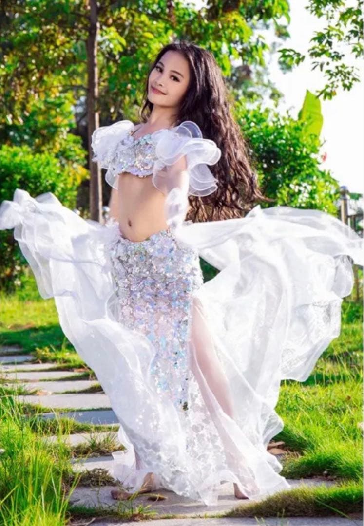 キッズ　ベリーダンス　オリエンタル衣装　M