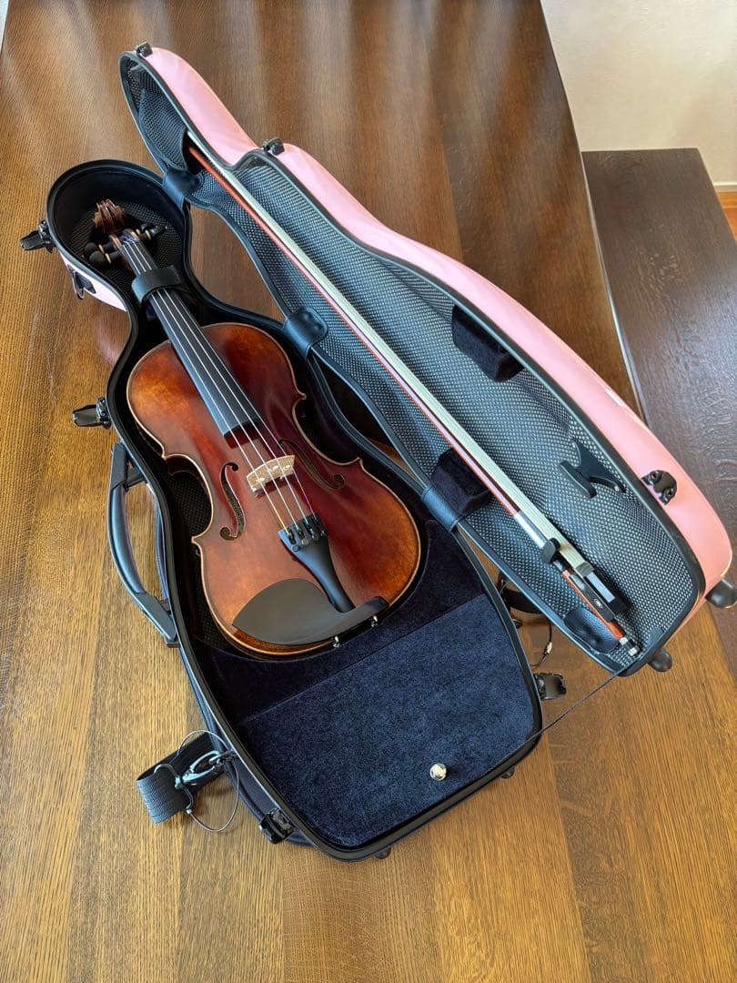 Fiumebianca バイオリンケースとBella Armonia バイオリン