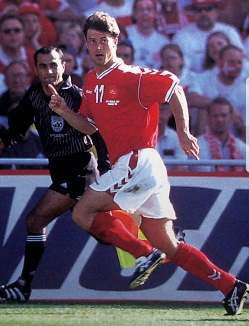 ブライアン・ラウドルップ　デンマーク代表　アンブロ　M-L ユニフォーム