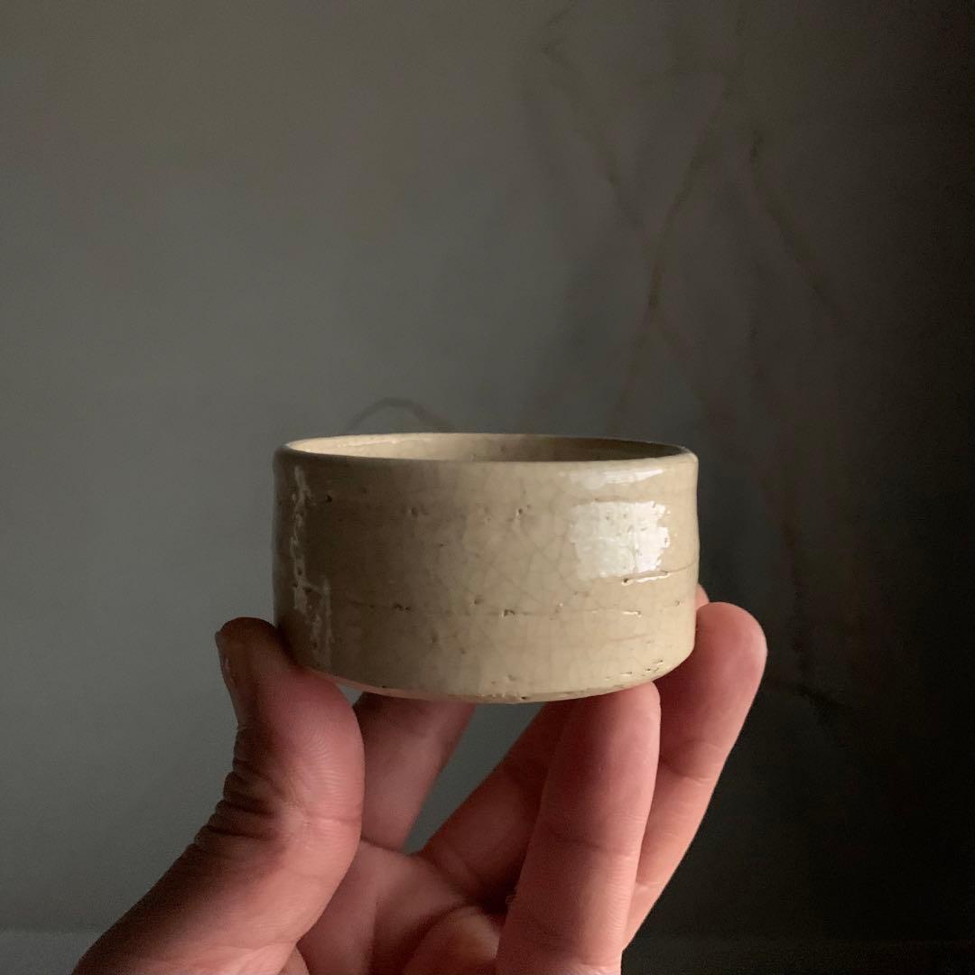 瀬戸 半筒盃 酒器 ぐい呑み ちょこ 古道具 アンティーク