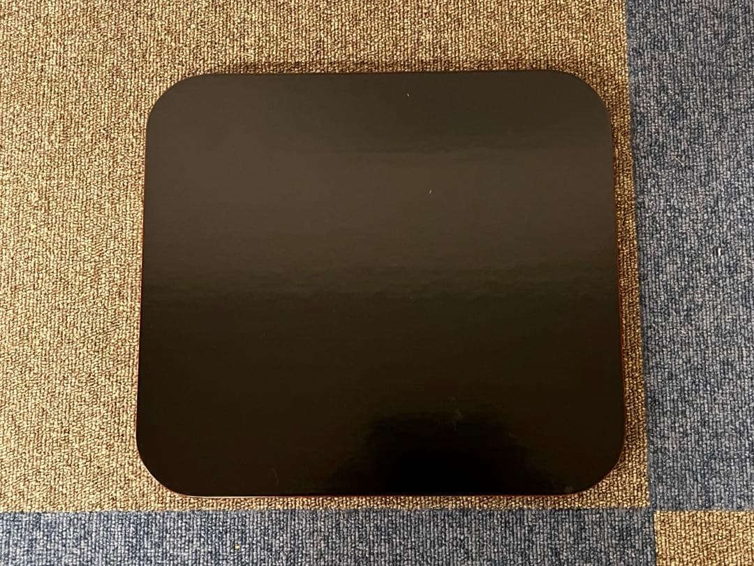 塗師 木村表恵 溜 一閑 小四方棚 組立棚 木製 茶棚 棚物 茶道具 共箱