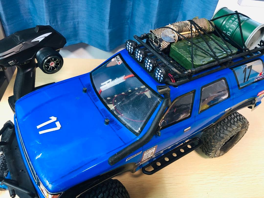 ラジコン　クローラー　　オフロードRCカー 青 17番 DUMBO RCリモコン