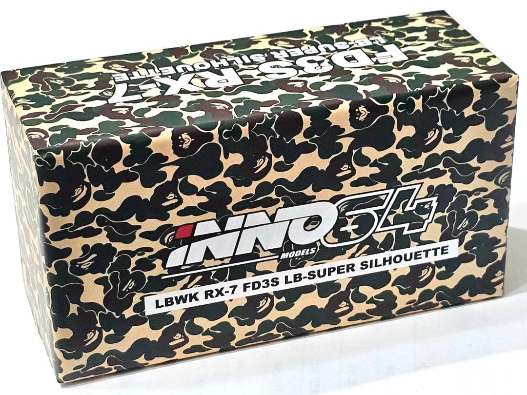 イノモデル INNO64 1/64 LBWK マツダ RX7 fd3s BAPE