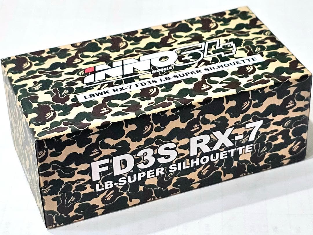 イノモデル INNO64 1/64 LBWK マツダ RX7 fd3s BAPE