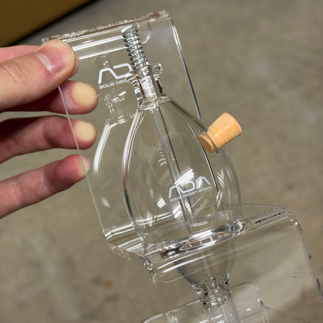 美品 ADA AP グラス クリアスタンド for APグラス 餌飼料関連用品