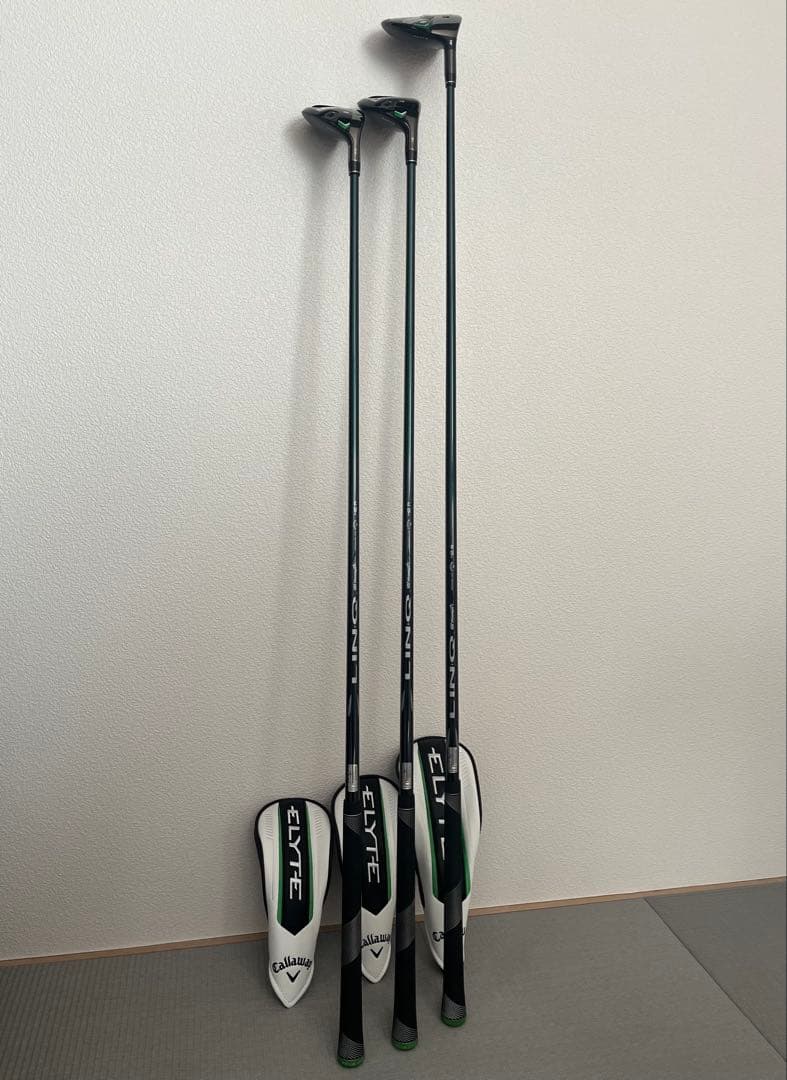美品★ELYTE MAX FAST ３本セット 5FW.4UT.5UT カバー付