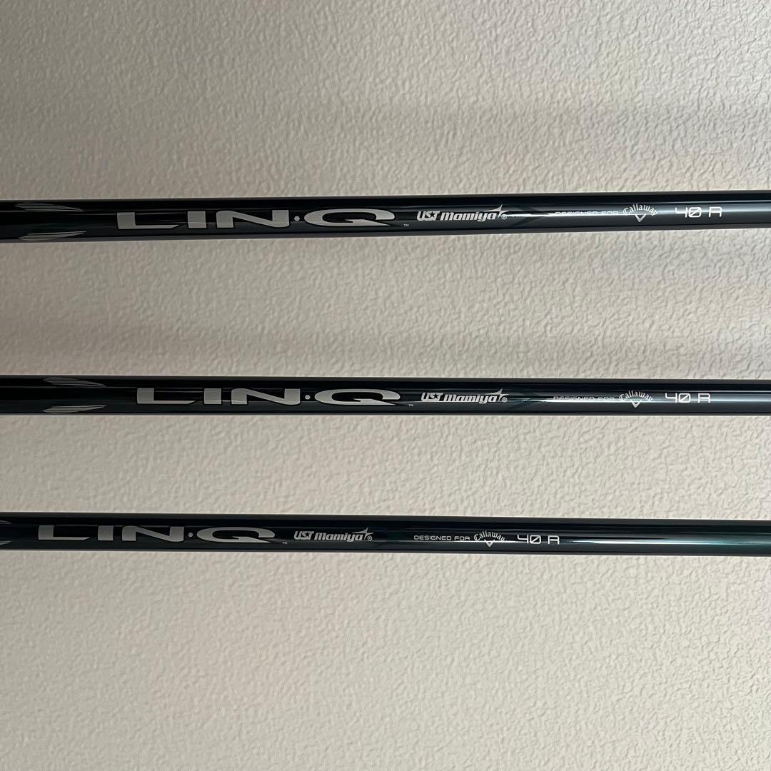 美品★ELYTE MAX FAST ３本セット 5FW.4UT.5UT カバー付