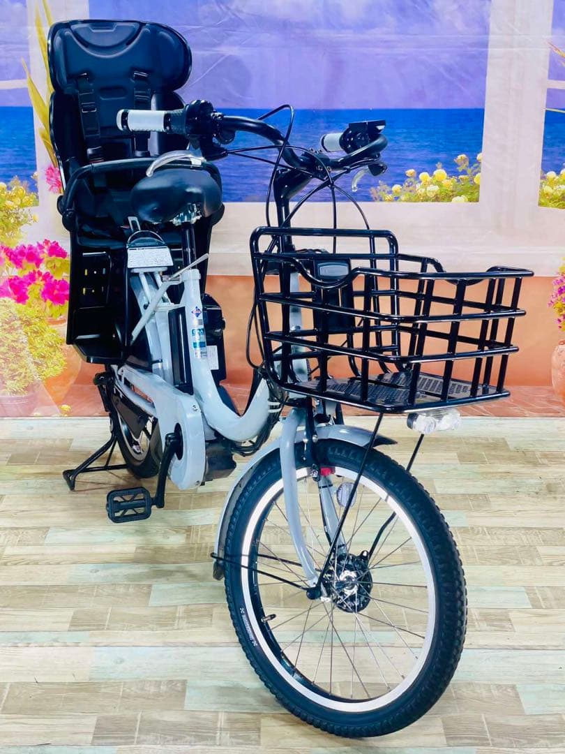 超特価！BIKKE ビッケ⭐️人気ブリヂストン子供乗せ電動アシスト自転Y3084