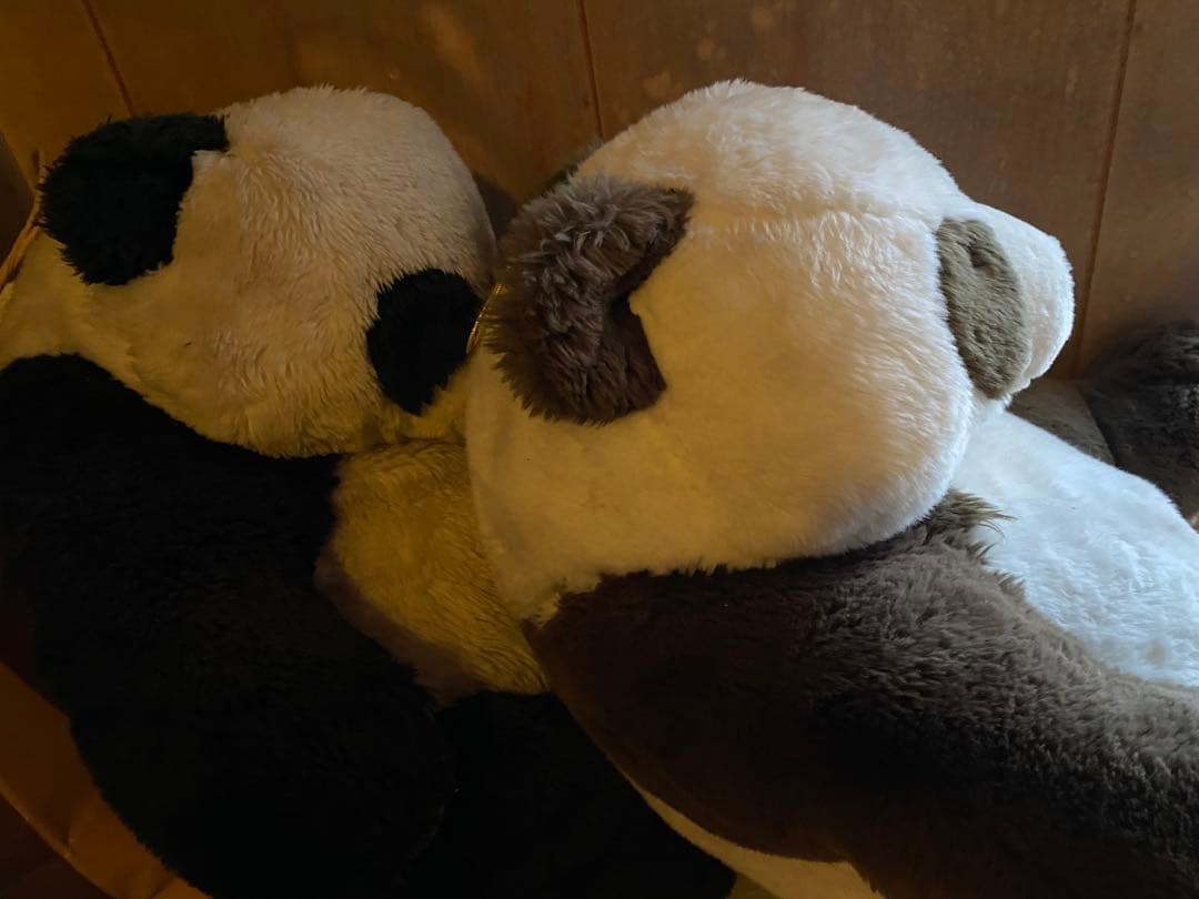パンダ BIG ぬいぐるみ ブラック ブラウン