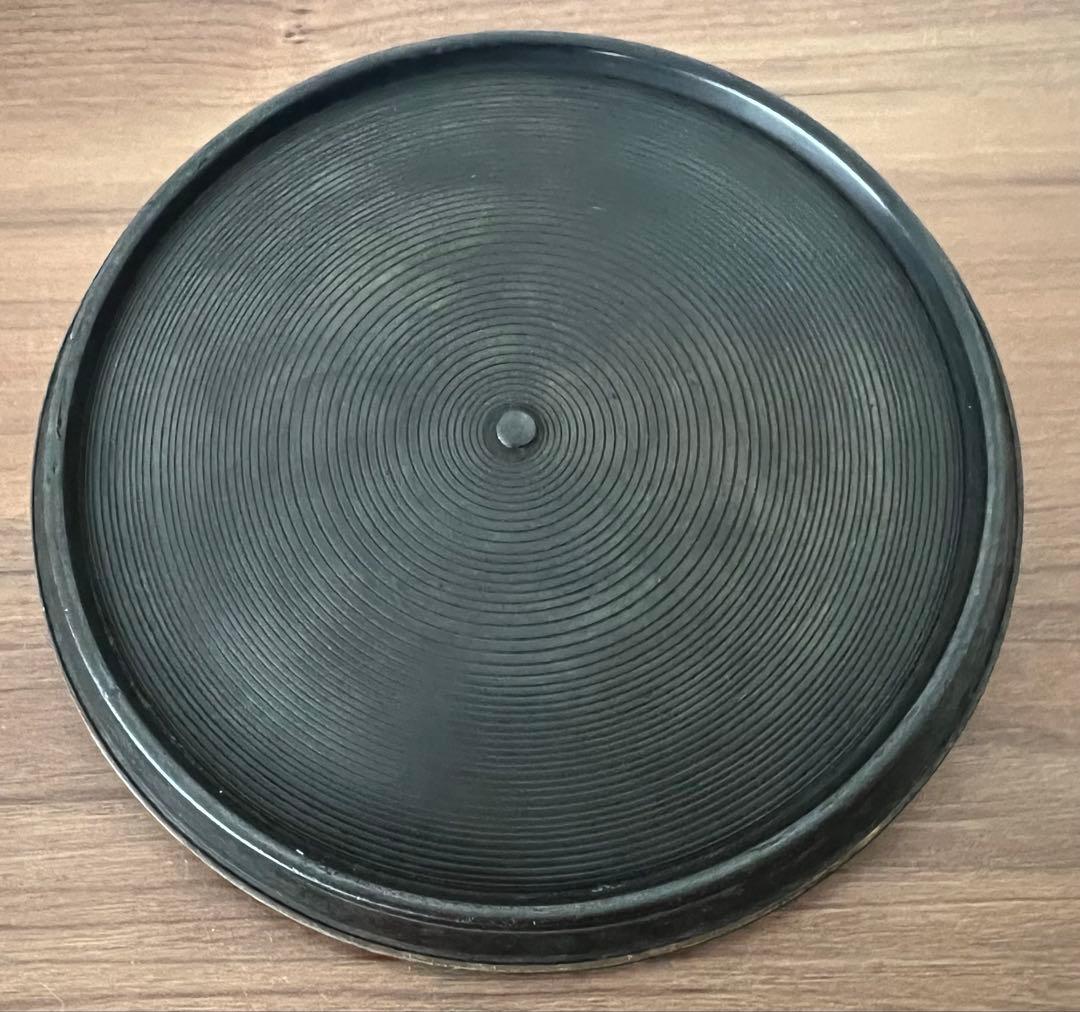 十一代 宮崎寒雉 彦九郎 鉄瓶 手取釜 廣口形 紫銅蓋 茶道具 煎茶道具 共箱