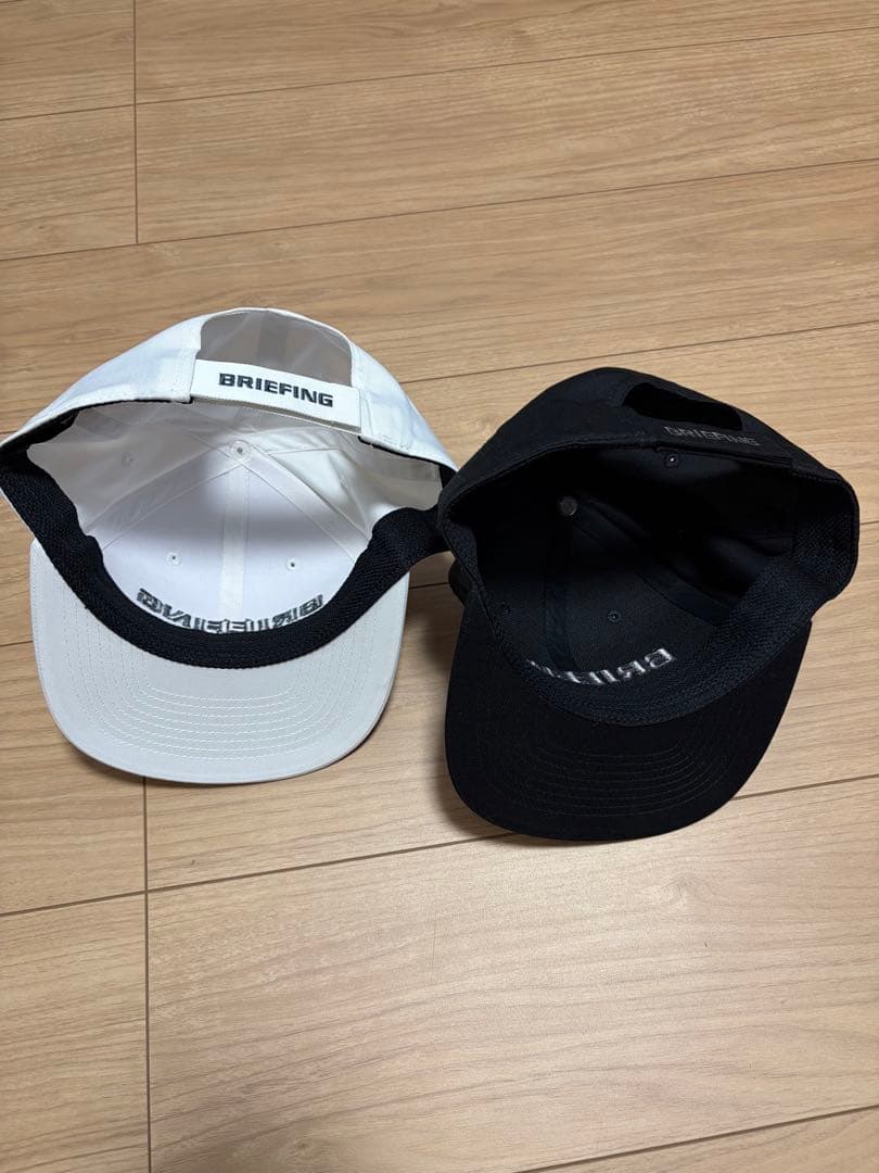 BRIEFING CAP 白 黒 セット 別注カラー BGW253M01