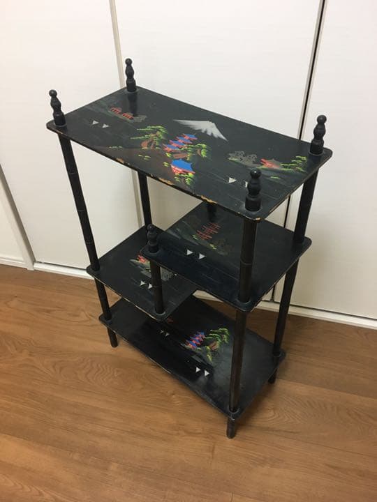 【色絵陶磁器・7組14点】＋飾り棚セット