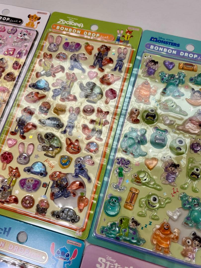 ボンボンドロップシール ディズニー　第2弾 全種 コンプリートセット
