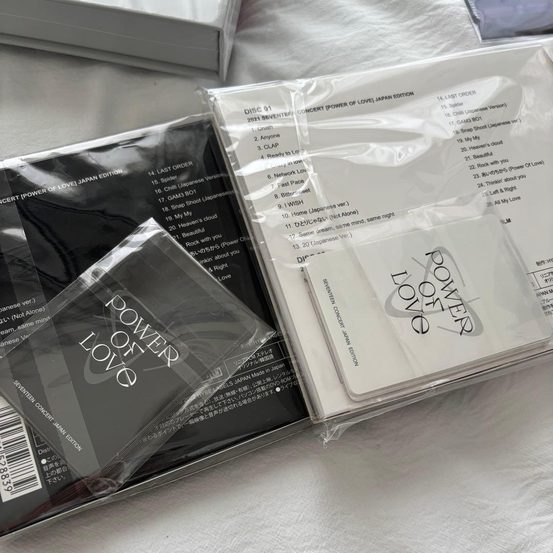 SEVENTEEN power of love DVD ブルーレイ 新品 トレカ