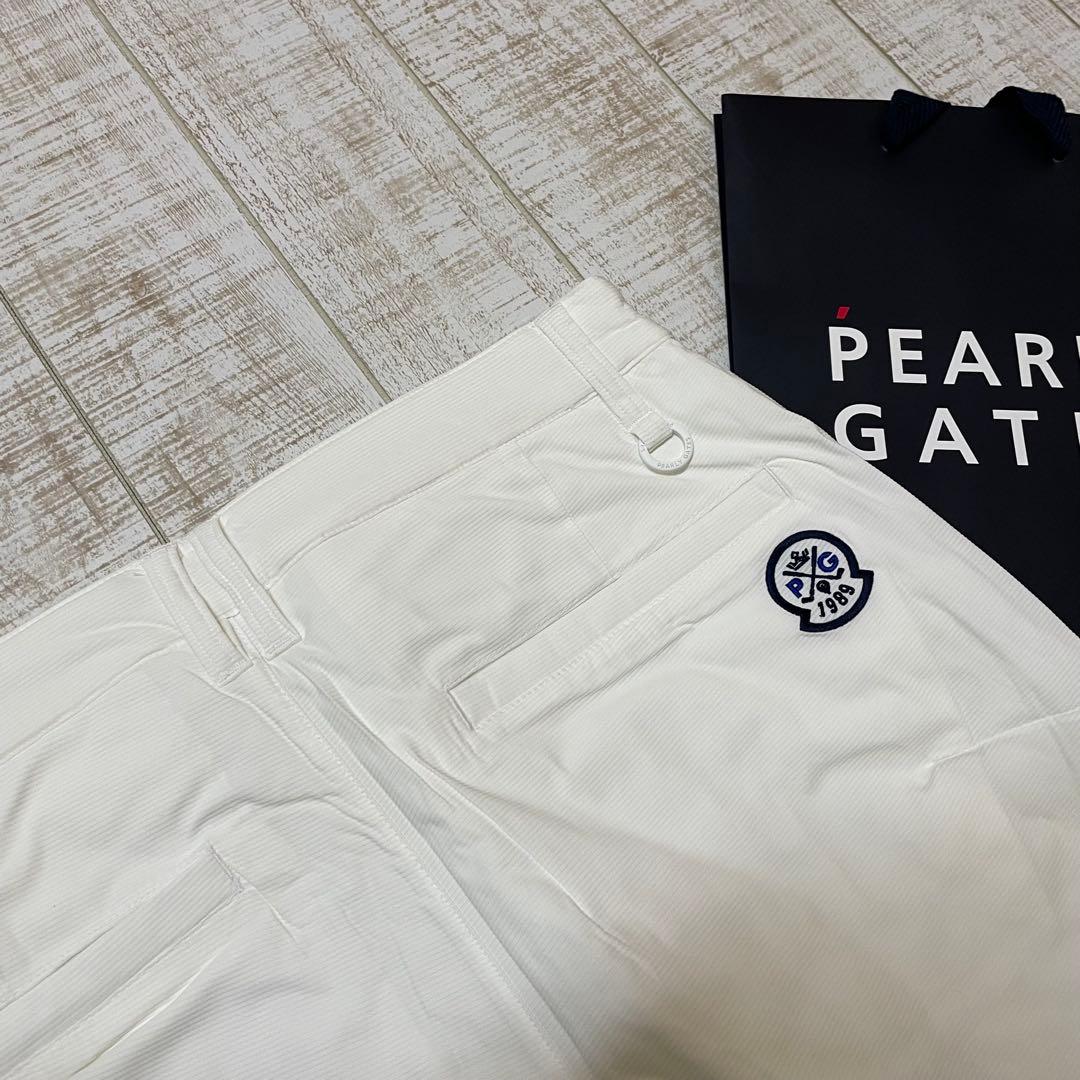 新品 パーリーゲイツ パンツ 中綿 プリマロフト ホワイト Mサイズ（4）