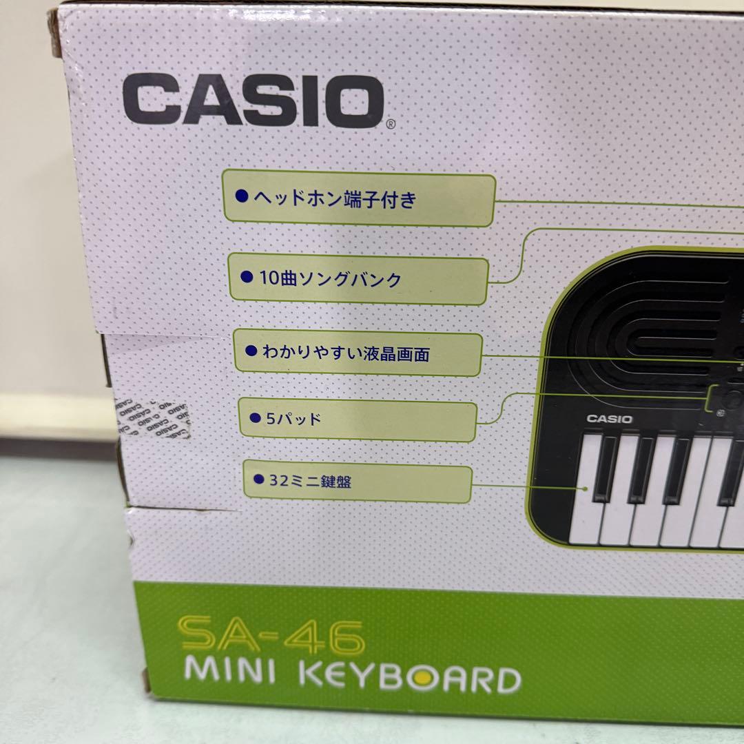 【未開封】カシオ　ミニ　キーボードSA-46 2点まとめ売り