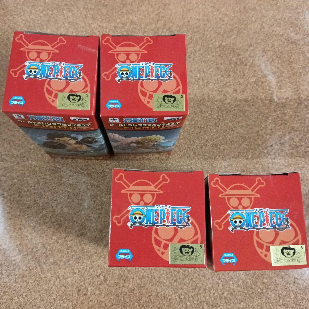 ワンピース コレクタブルフィギュア FIGHT!! 4種セット