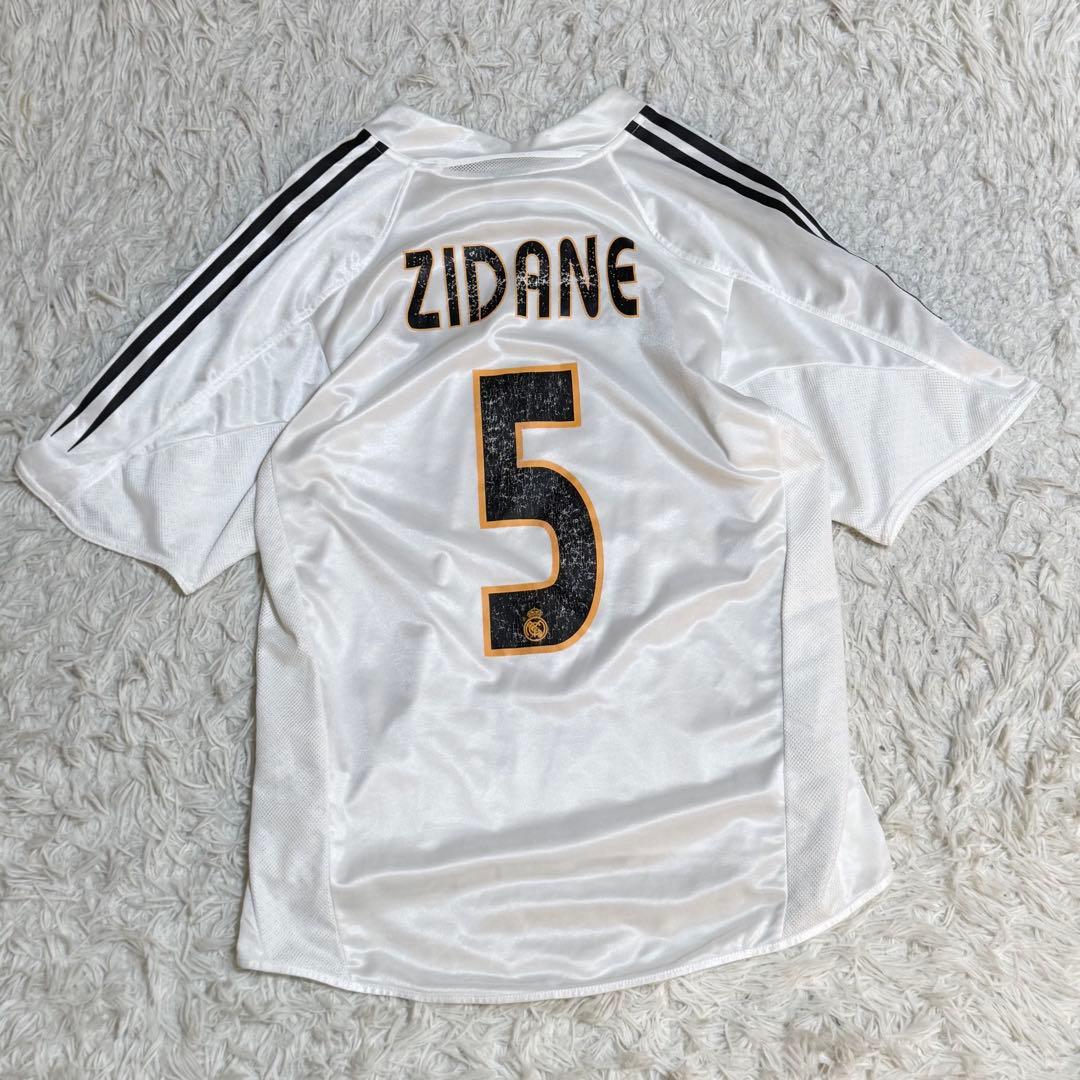 04/05 adidas レアルマドリード ジダン　サッカーユニフォーム　ロゴ