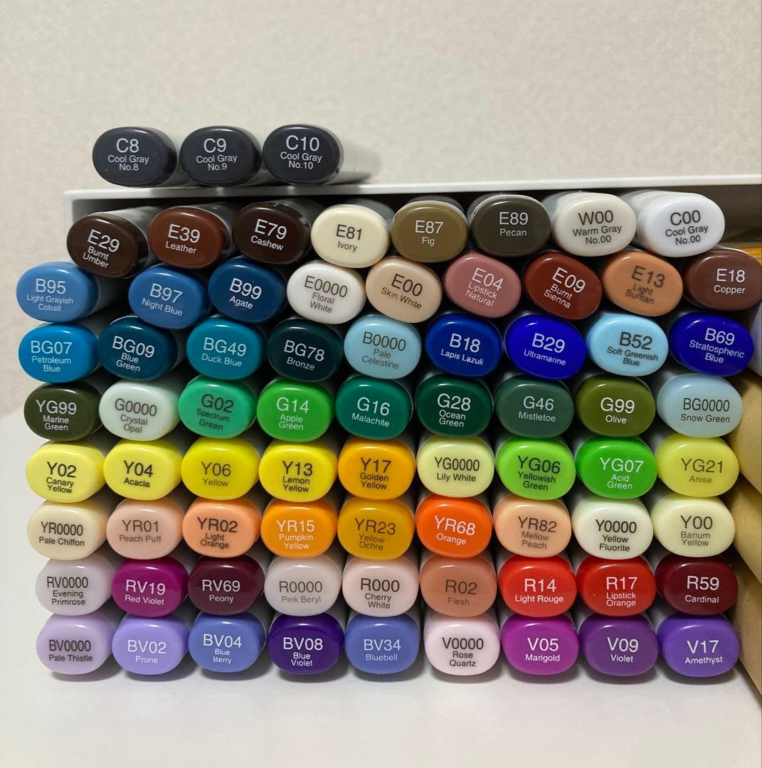 【バラ売り可】コピックスケッチ 74本