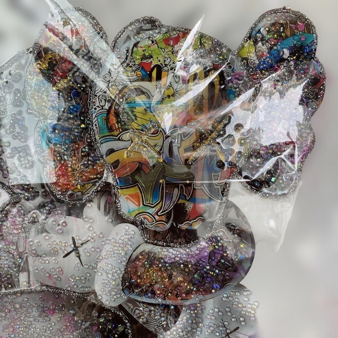 KAWS カウズ コンパニオン 水晶絵 アートパネル 壁掛け 絵 雑貨