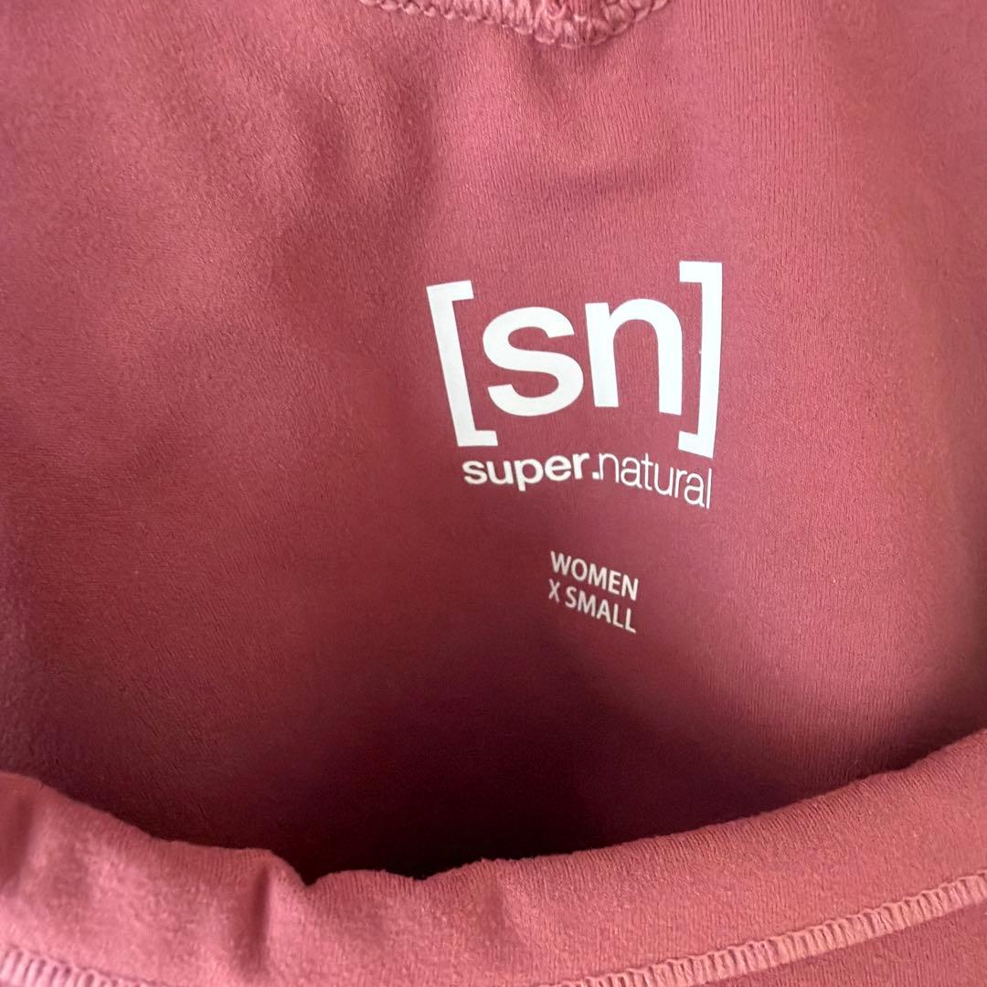 super.natural レースバックタンク　XS