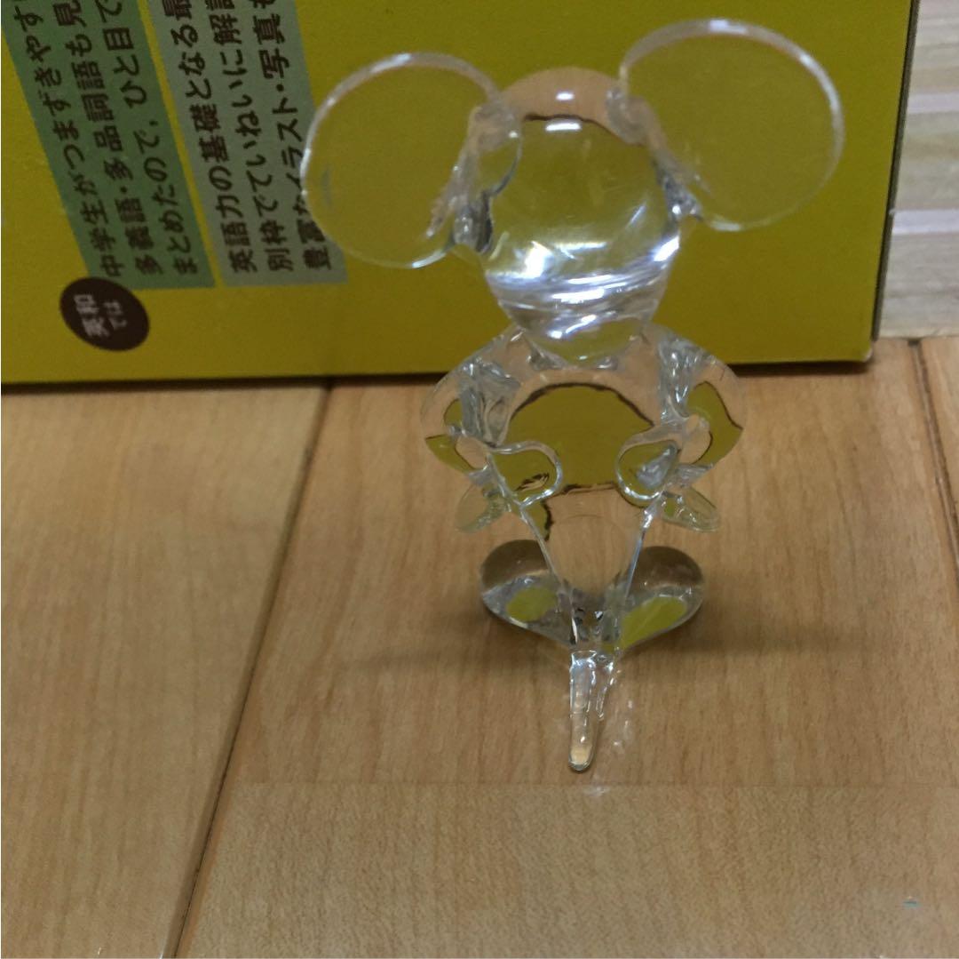 ガラス細工 ミッキーマウス  ディズニー