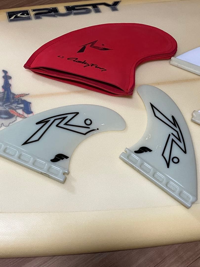 Rusty ショートボードEPS 6.0 フィンセット