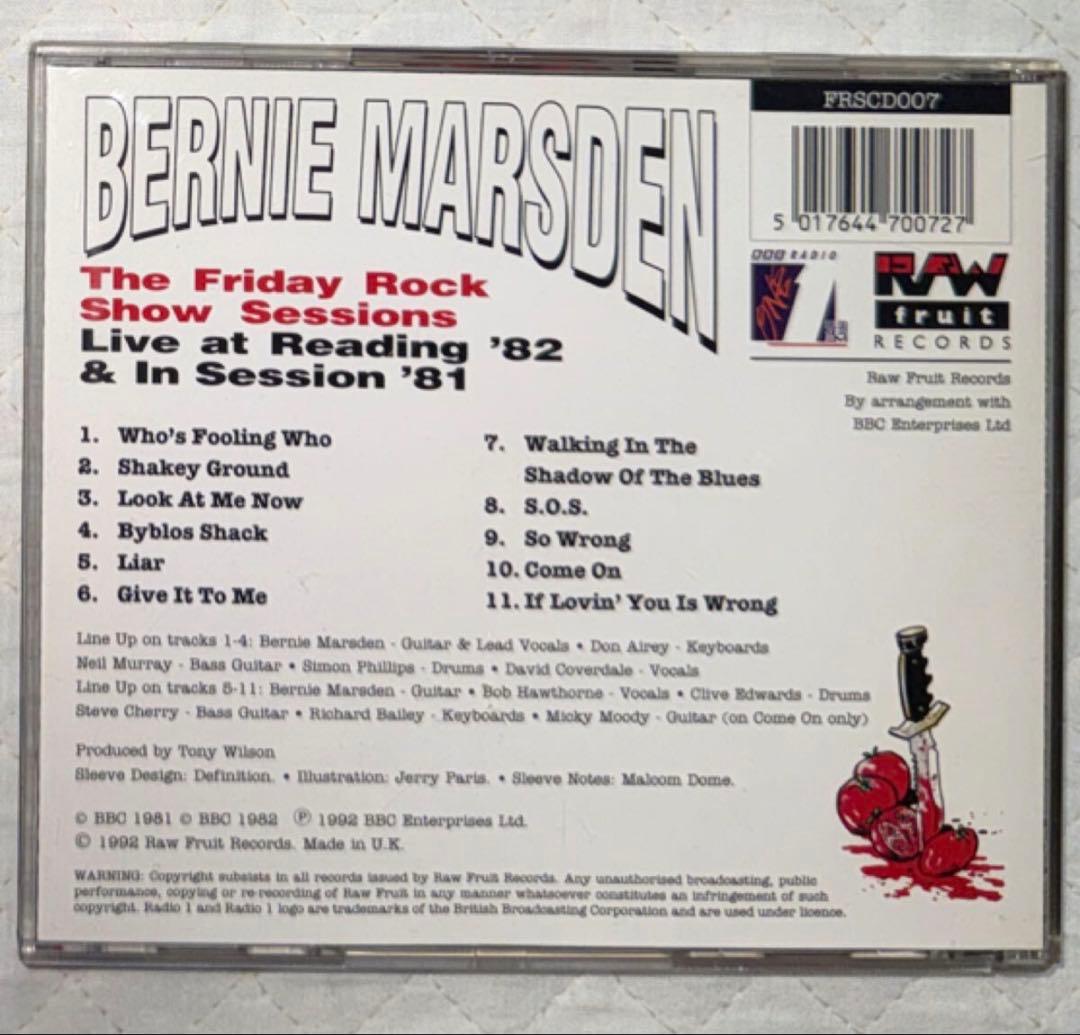 バーニー・マースデン/The Friday Rock Show Sessions