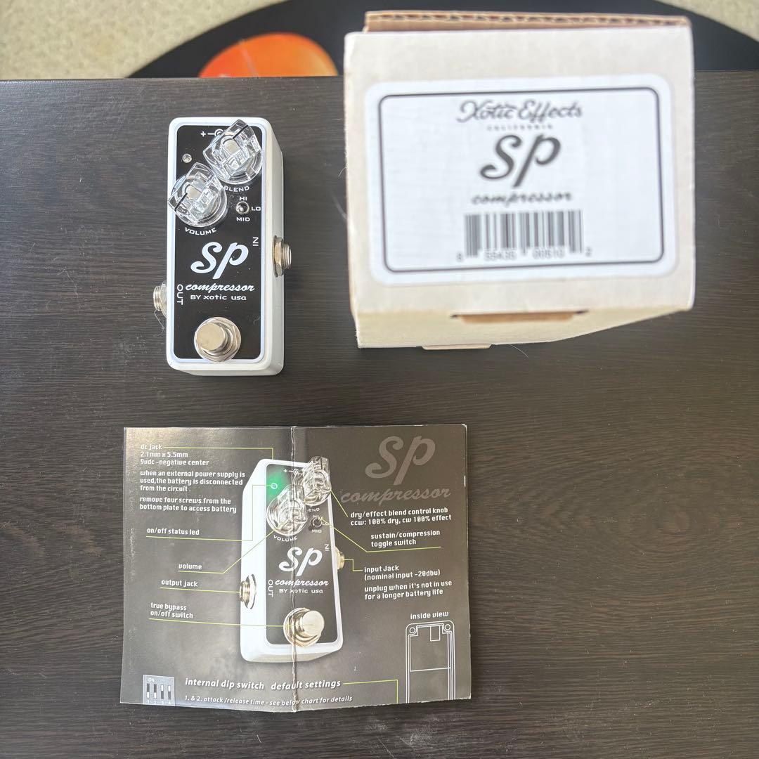 ギター Xotic SP compressor
