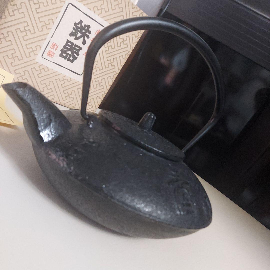 【新品未使用】南部鉄器 鉄瓶 急須 アンティーク 骨董品