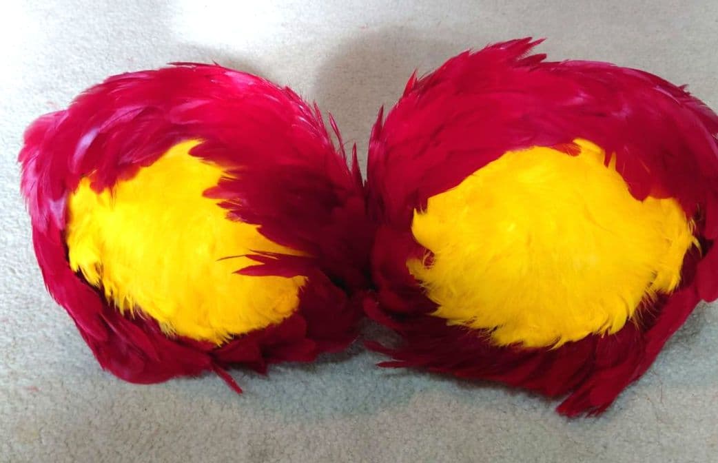 ウリウリ フラダンス 一体型 2個セット 巾着付