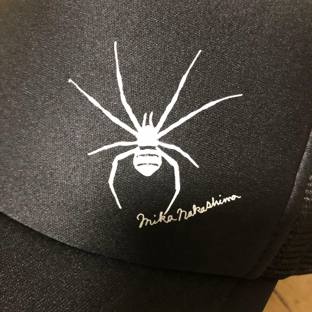 希少❗️中島美嘉 蜘蛛 スパイダープリント メッシュキャップ 黒 NANA