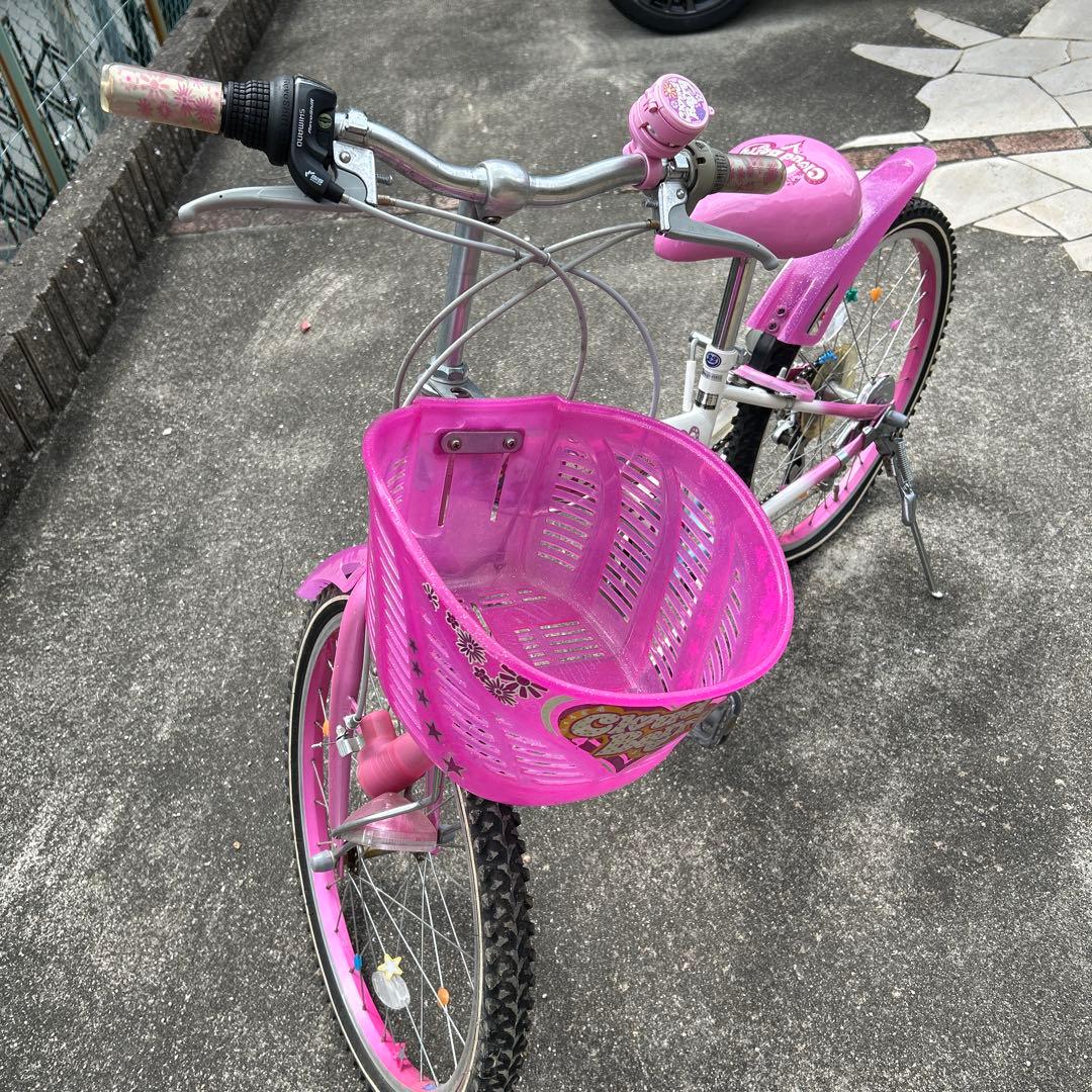 【タイヤ修理済】子供用自転車22インチ