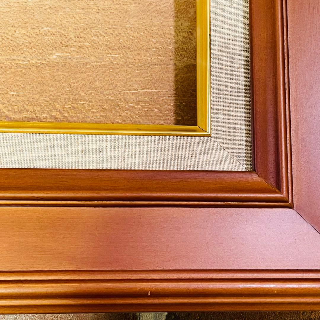 額縁【オーク色】中古美品 油彩額縁 F10サイズ キャンバス用