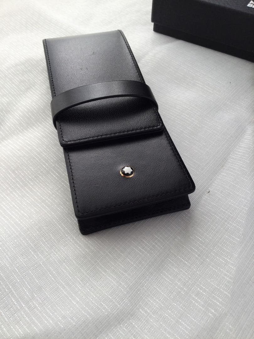 未使用 モンブラン MONT BLANC 3本 ブラック筆箱