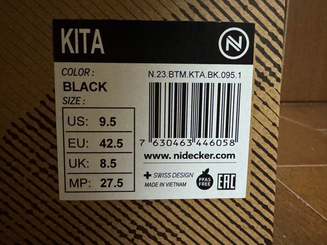 24-25モデルNidecker Kita 27.5cm使用回数10回程度美品