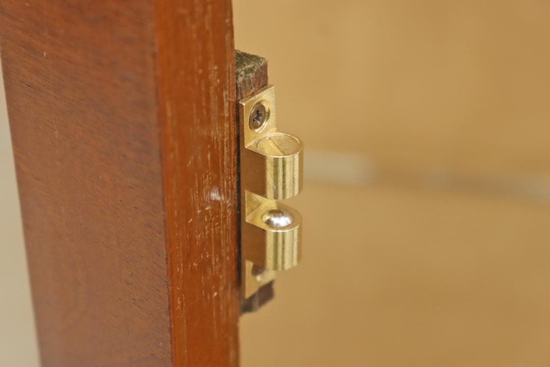 イギリス ヴィンテージ ガラス ラウンド キャビネット 飾り棚 食器棚 ラック