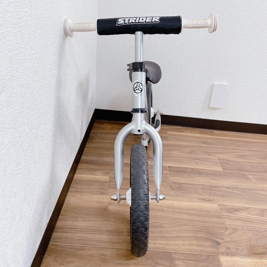 【美品】ストライダー プロ 12インチ シルバー 持ち運び バッグ付属