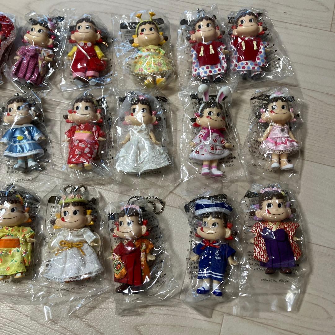 セット　ペコちゃん　ぽこちゃん　50周年　フィギュア　人形　缶　レトロ　不二家
