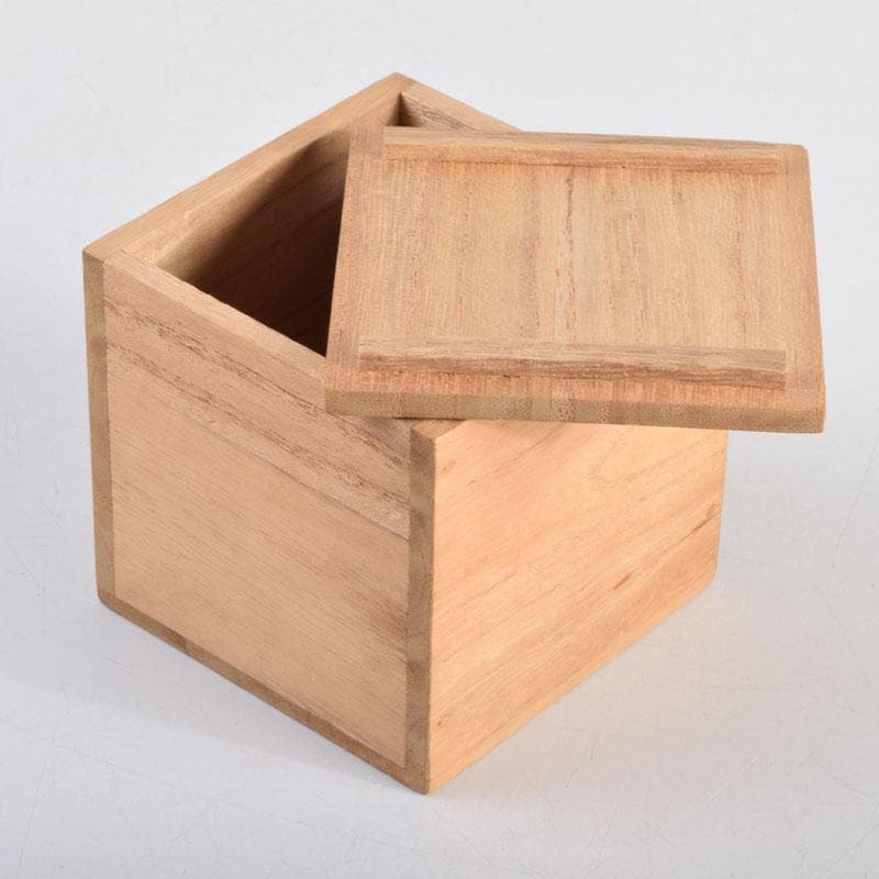 茶道具　飛騨一位細工　茶筒　時代箱　V　8860