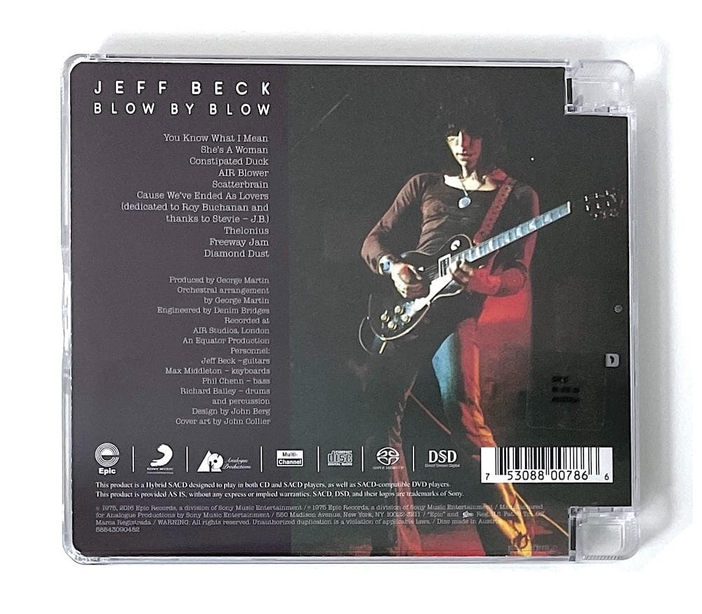 廃盤 SACD HYBRID ジェフ・ベック ブロウ・バイ・ブロウ
