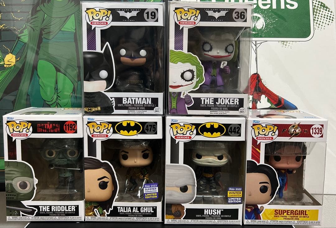 funko Pop DC ダークナイト バットマン、ジョーカーセット