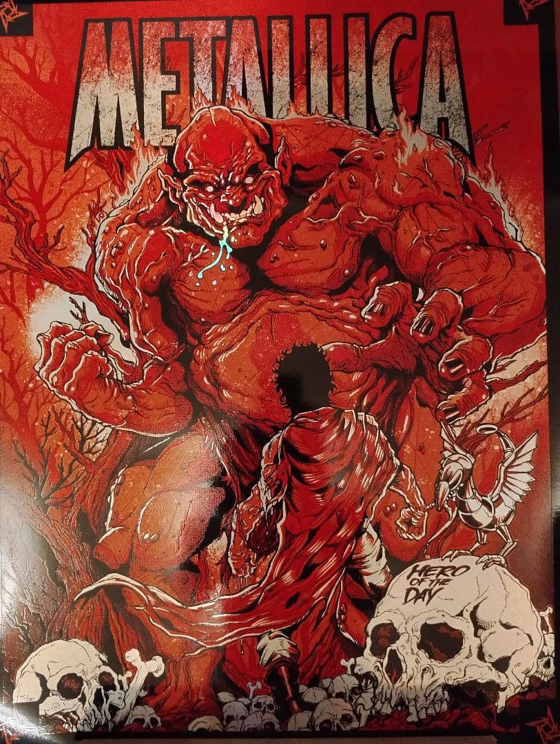 【値下不可】世界180枚Foil ver. メタリカ Loadリマスタ ポスター